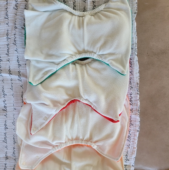 Sold - Rainbow Lot of 7 FuzziBunz Cloth Diapers Size Small - Picture 3 of 6